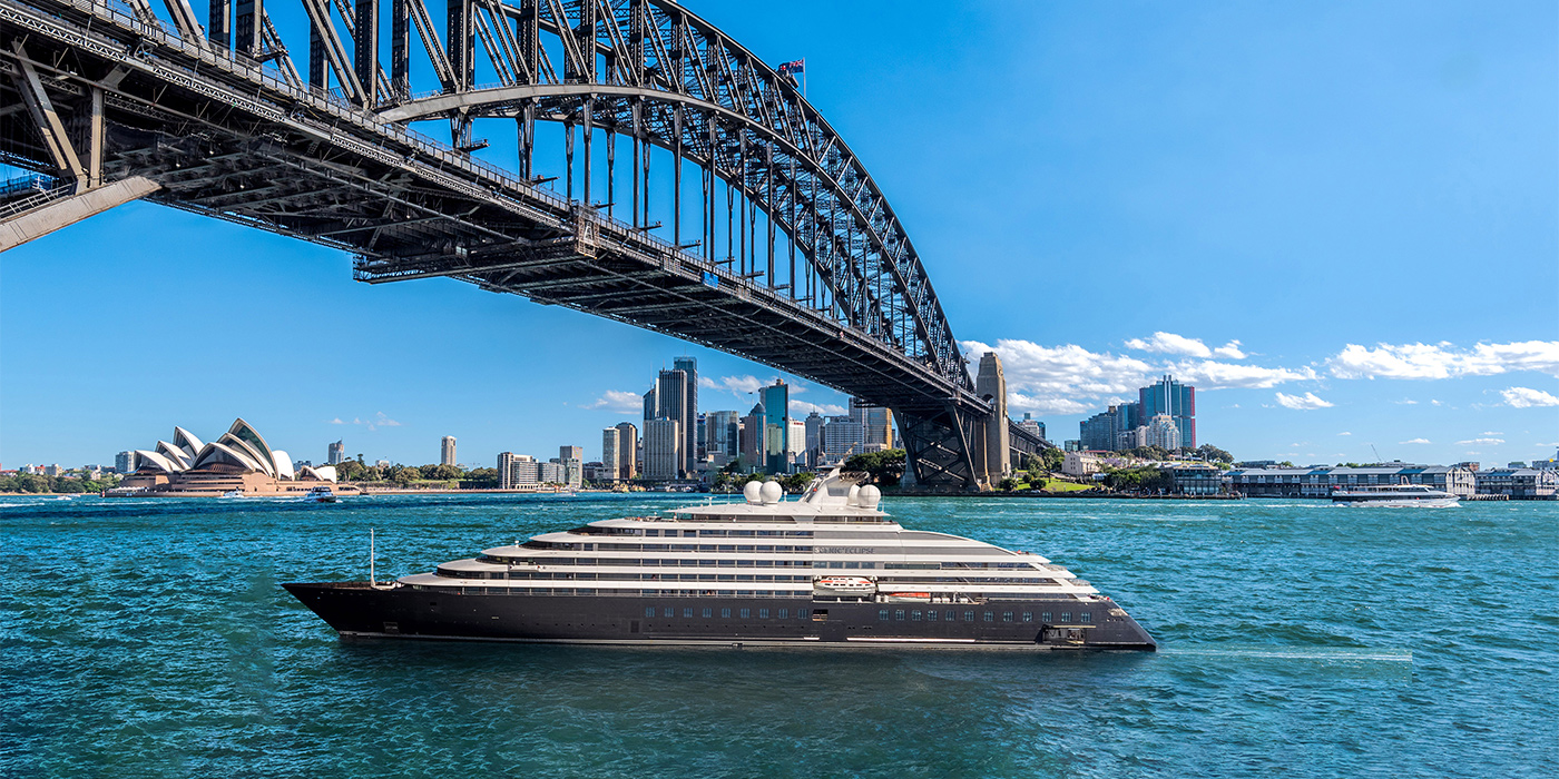 Scenic Eclipse II in Sydney Harbour