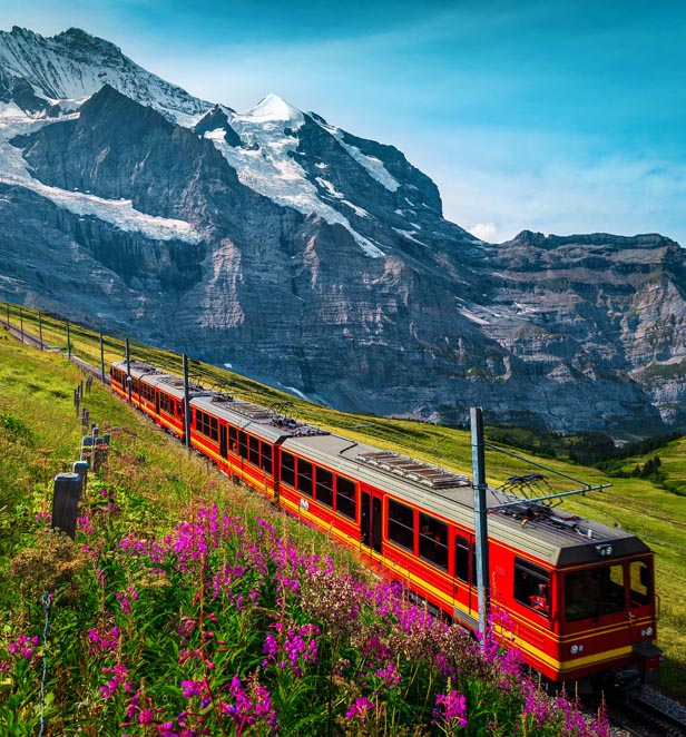 Grand Alpine Cogwheel Train, Jungfrau, Switzerland