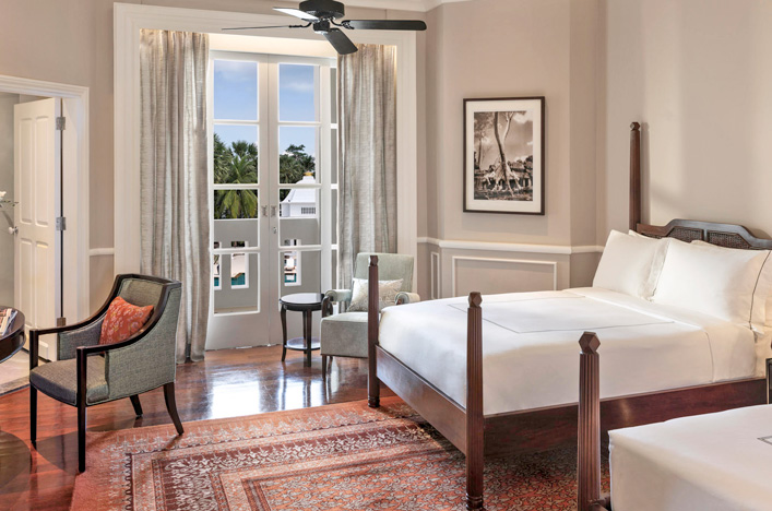 Suite at Raffles Grand Hotel in dAngkor, Siem Reap Cambodia