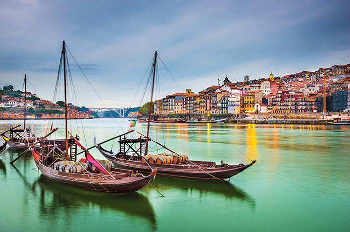 Rabelo Boats, Porto, Portugal