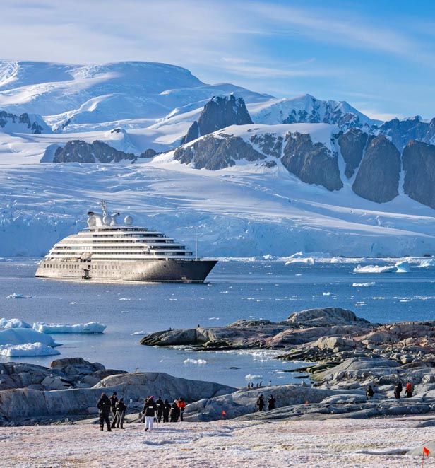 Scenic Eclipse I in Petermann Island, Antarctica