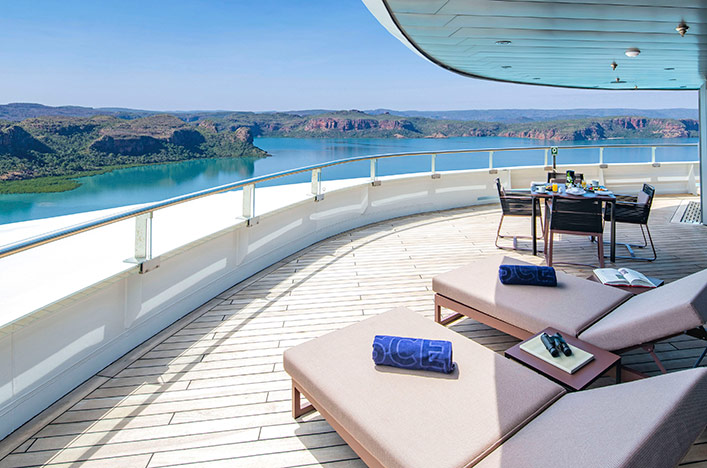 View from the Grand Panorama Suite overlooking the Kimberley