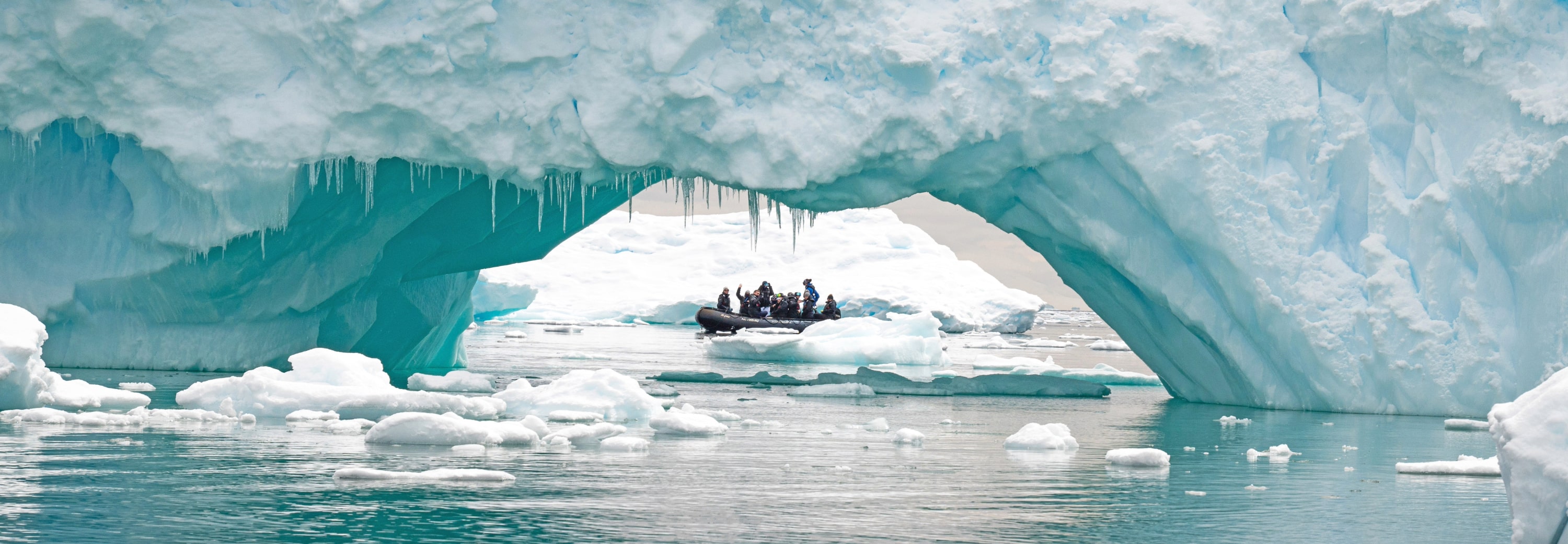 Scenic Eclipse Antarctica peninsula Zodiac Arch