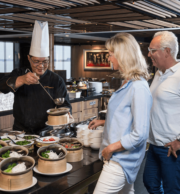 Dining experience on board Scenic Spirit