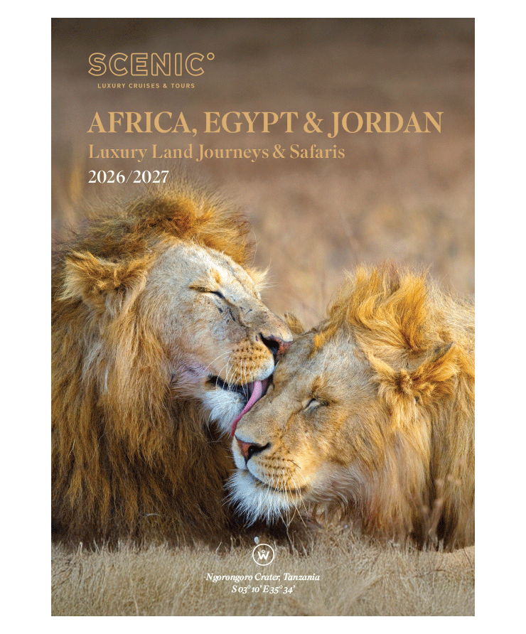Africa, Egypt and Jordan brochure cover