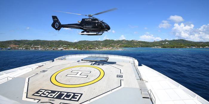 Helicopter Heli Deck, Scenic Eclipse
