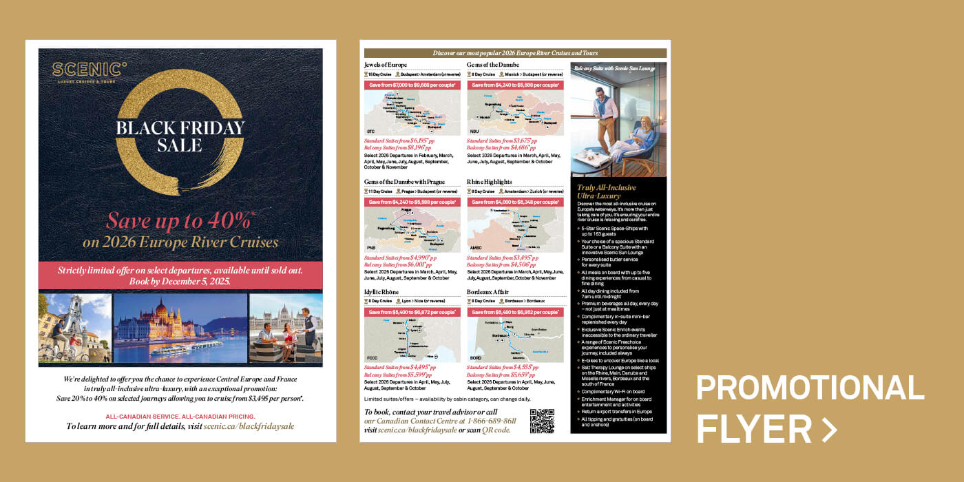 Two Black Friday Sale Flyers