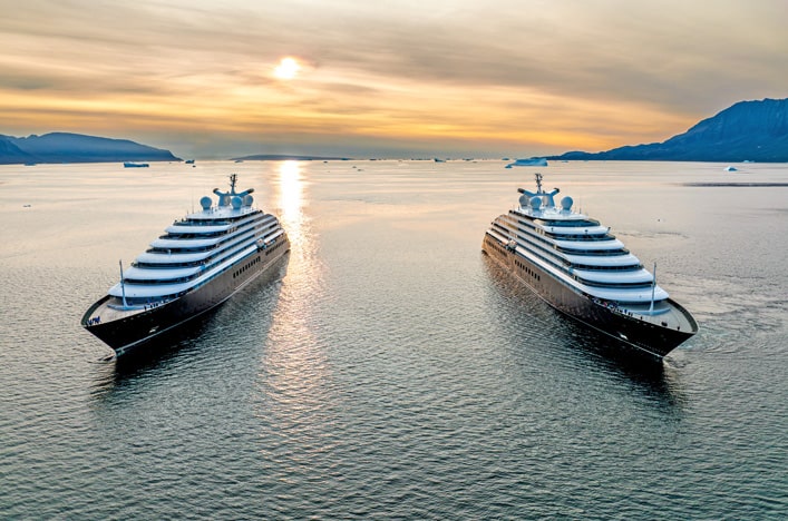 Scenic Eclipse 1 and 2 in Greenland