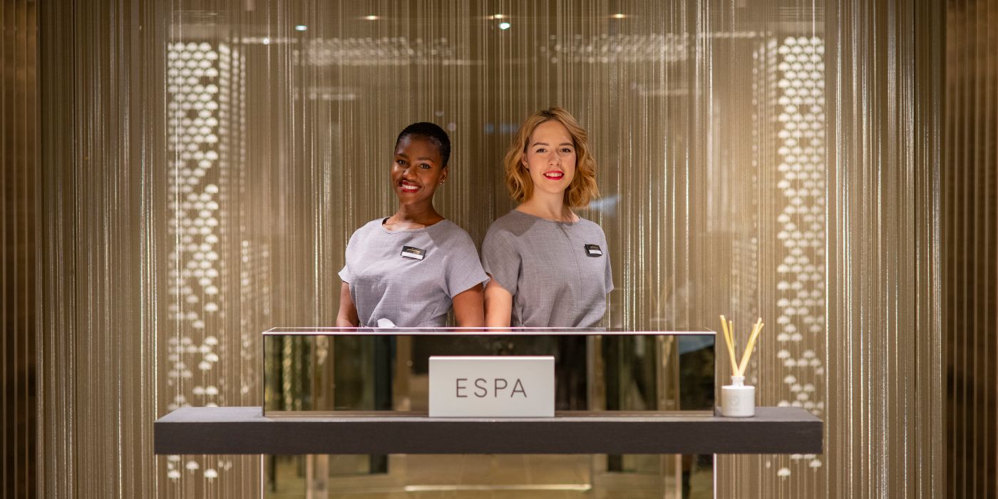 Spa reception on board Scenic Eclipse